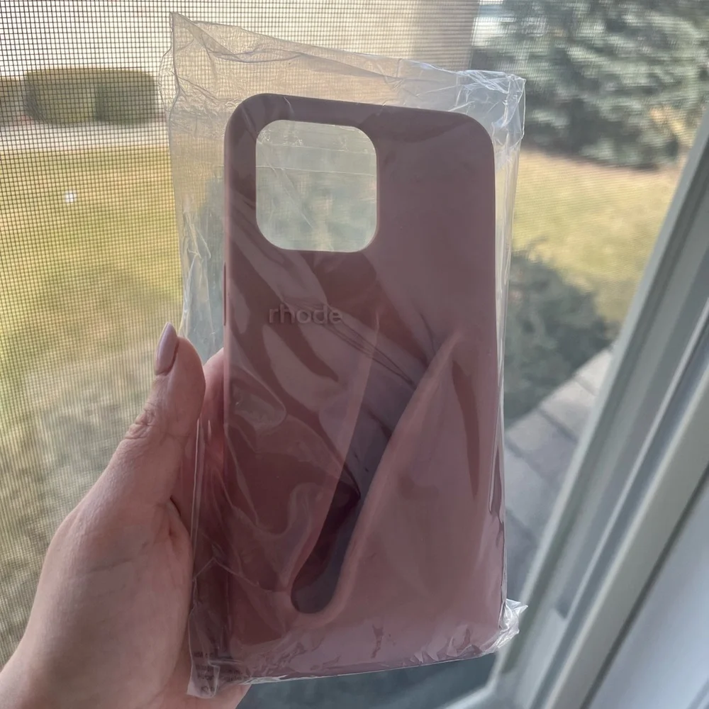 RHODE Sculpted Silicone Phone Case in Dusty Rose IPhone 14 Pro Max